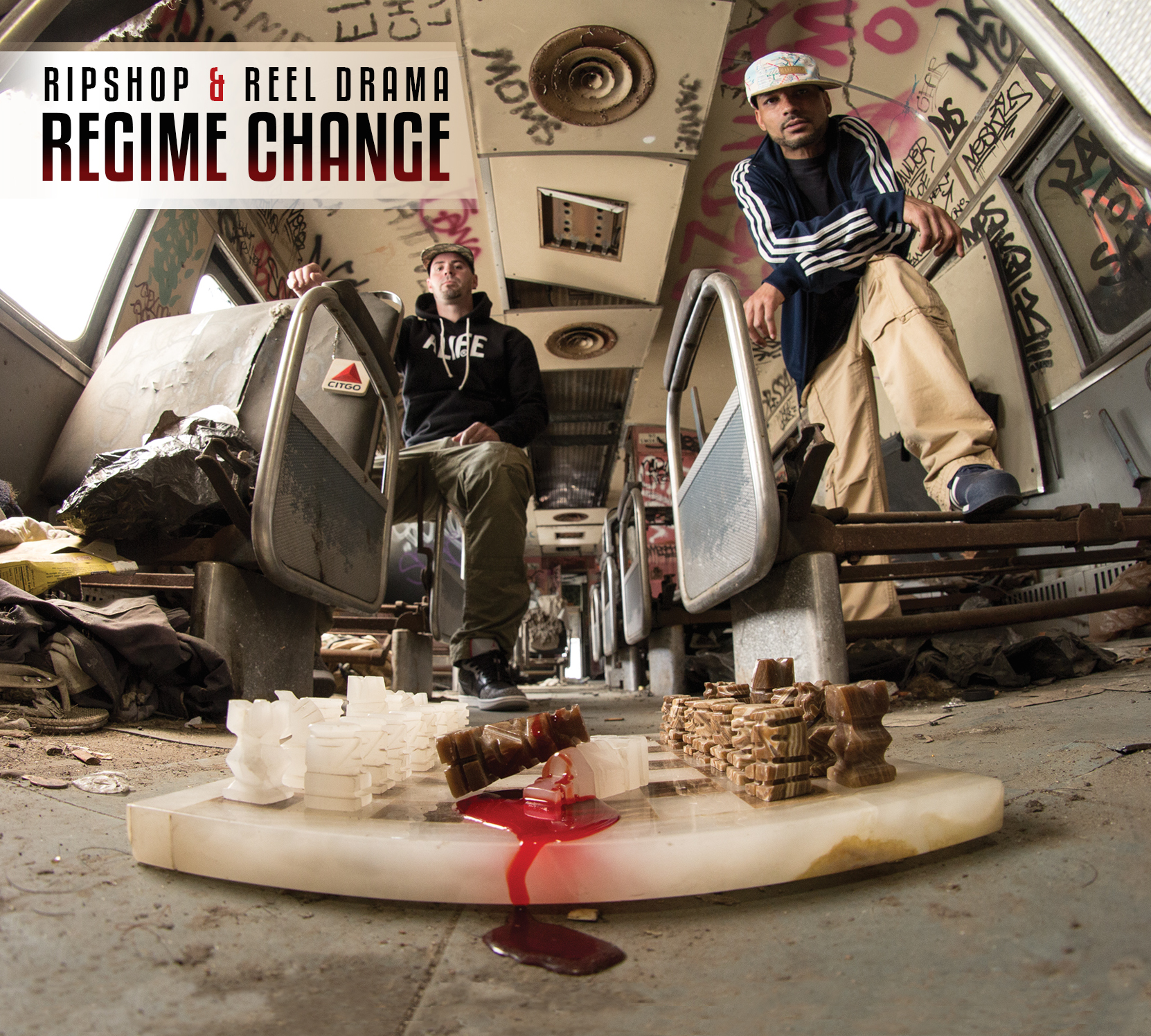 Ripshop & Reel Drama - Regime Change (cover art)